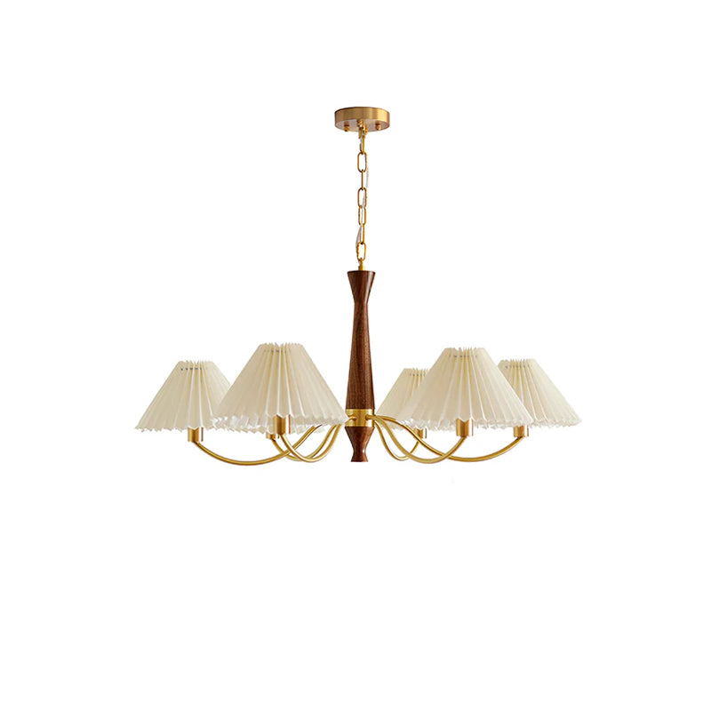 Pleated Fabric Chandelier 01