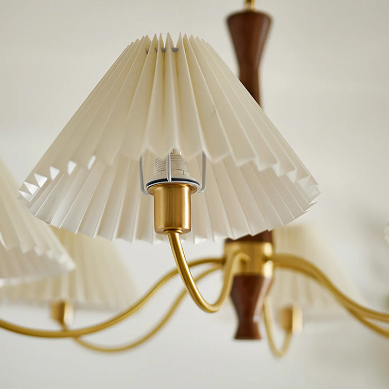 Pleated Fabric Chandelier 2