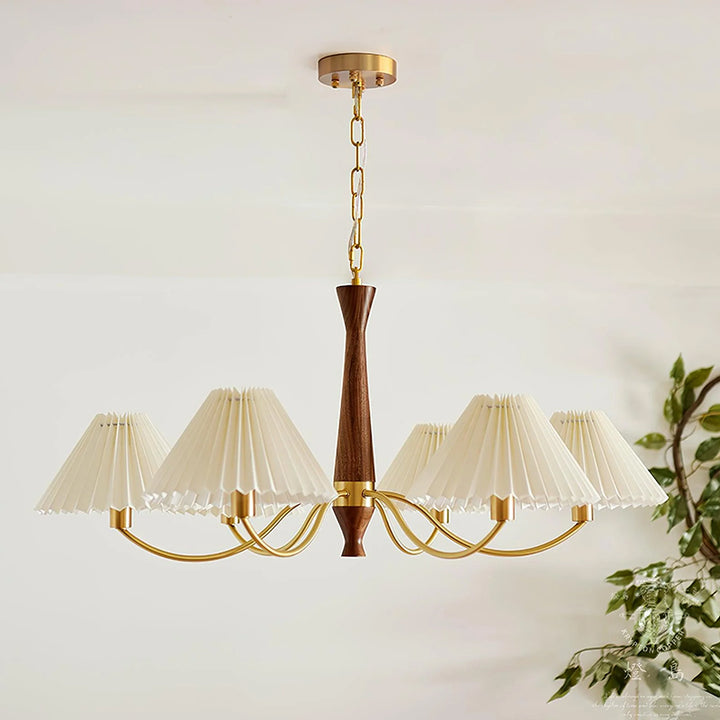 Pleated Fabric Chandelier 5