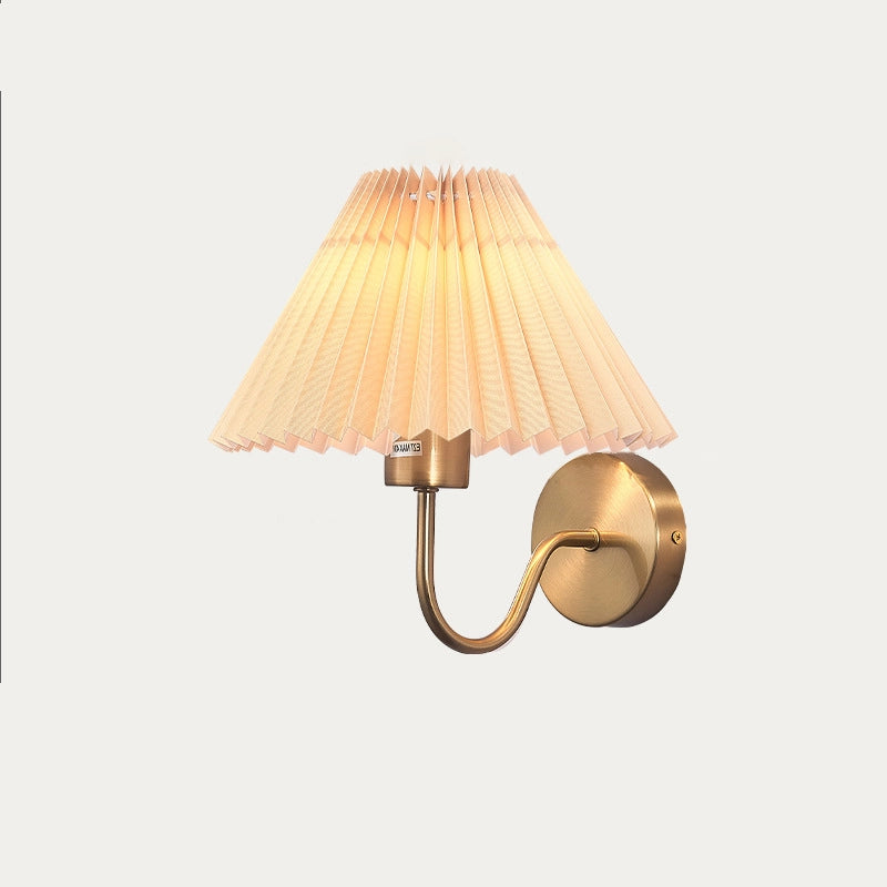 Pleated Shade Wall Sconce 8