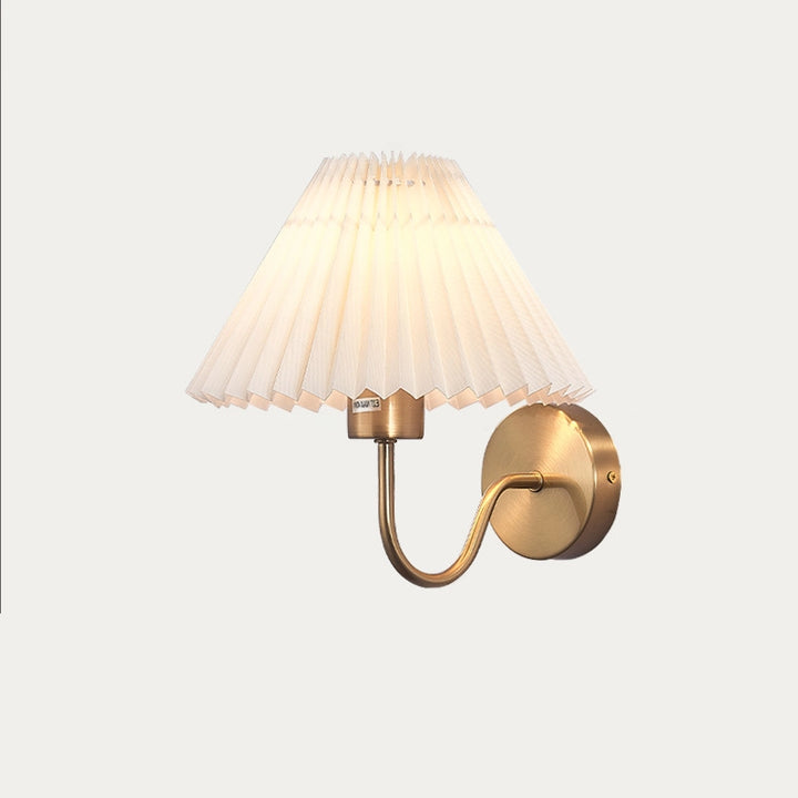 Pleated Shade Wall Sconce 9