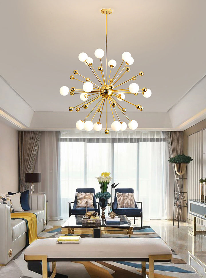 Polished Satellite Chandelier 12