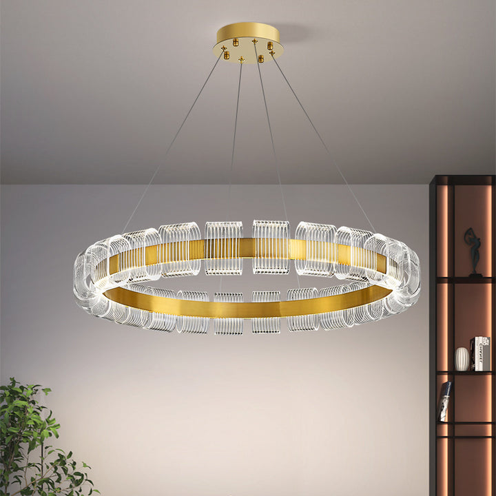 Postmodern Gold Pendant Light 3