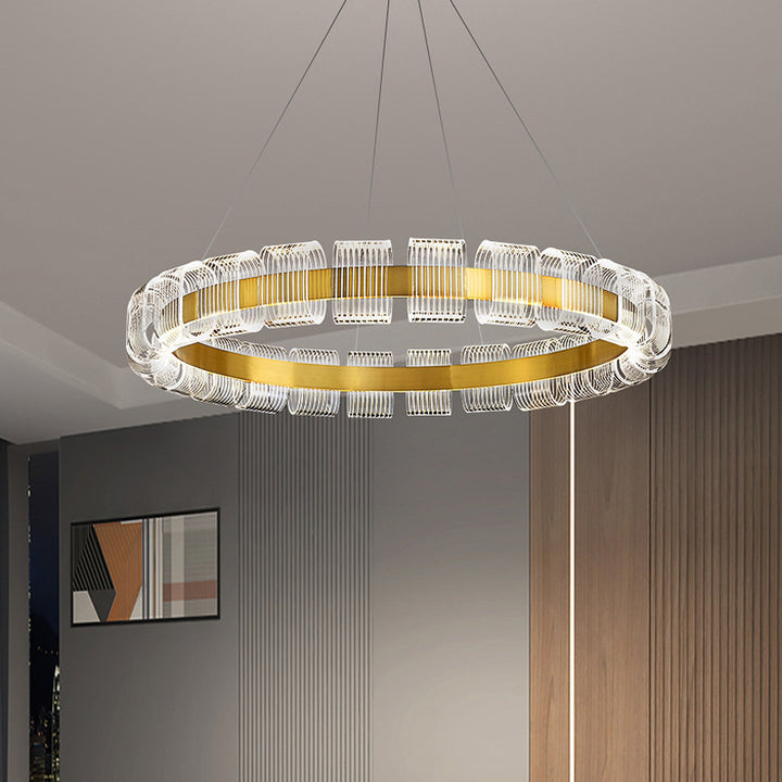 Postmodern Gold Pendant Light 9