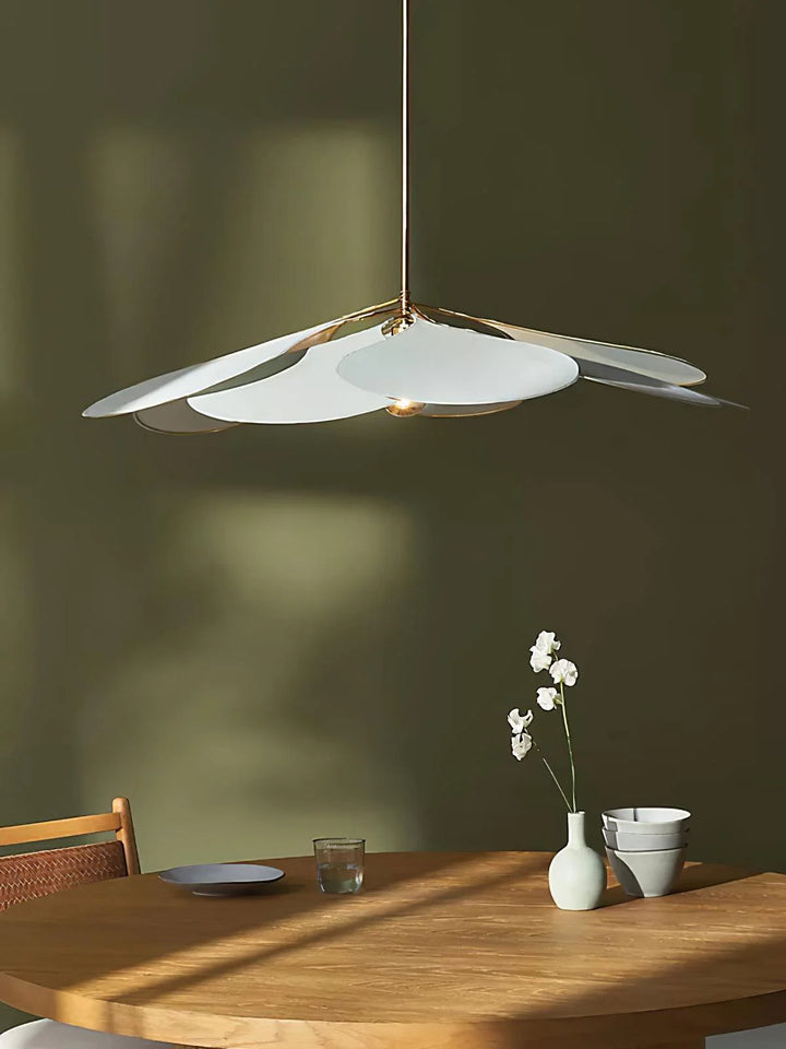 Lampe à suspension Pétales précieux