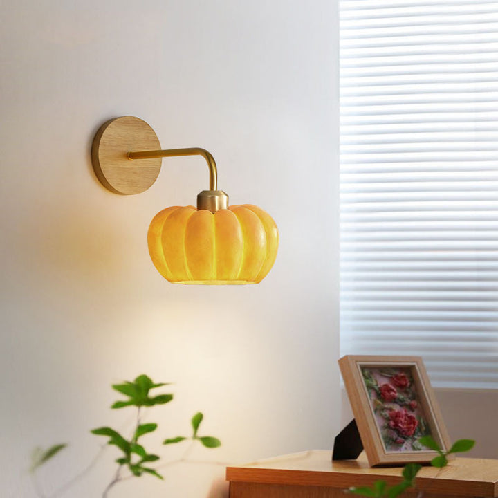 Pumpkin Wall Sconce 6