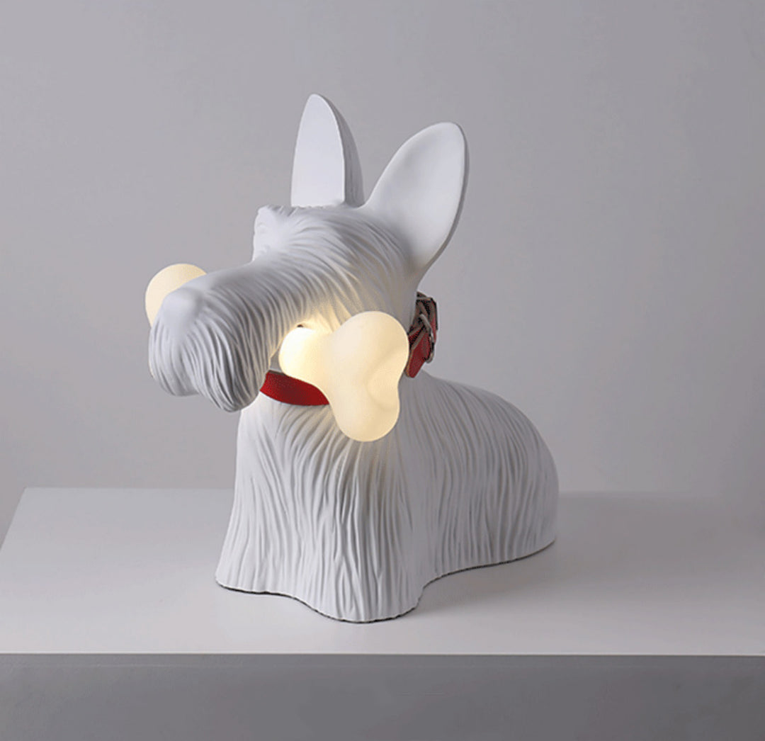 Puppy Resin Table Lamp