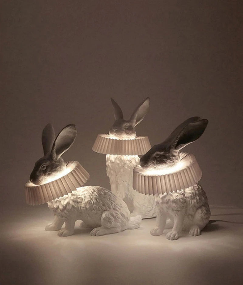 Rabbit Resin table lamp