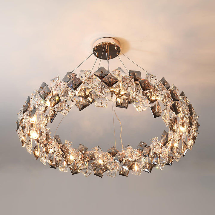 Radiant Diamond Crystal Chandelier 15