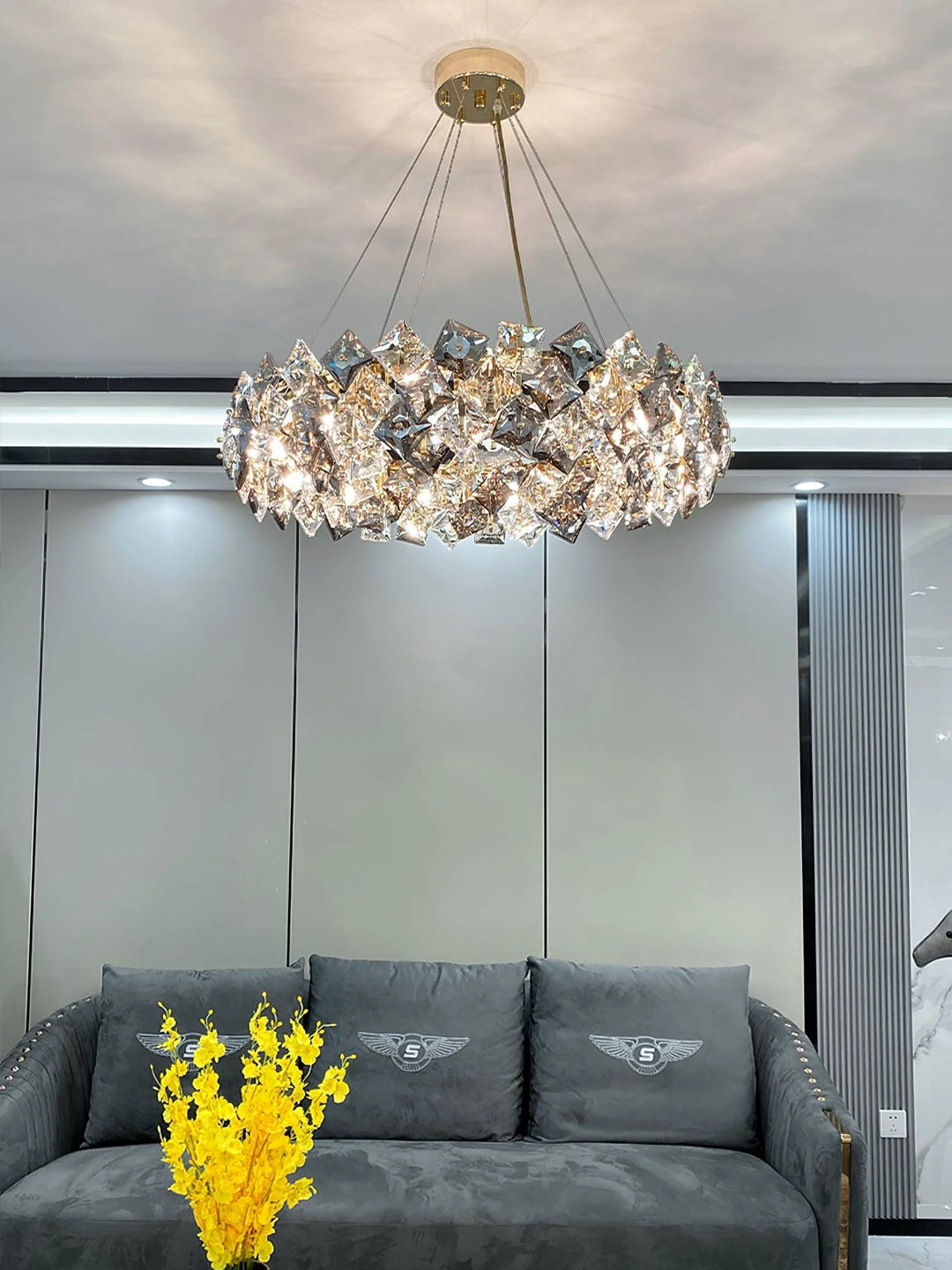 Radiant Diamond Crystal Chandelier 6