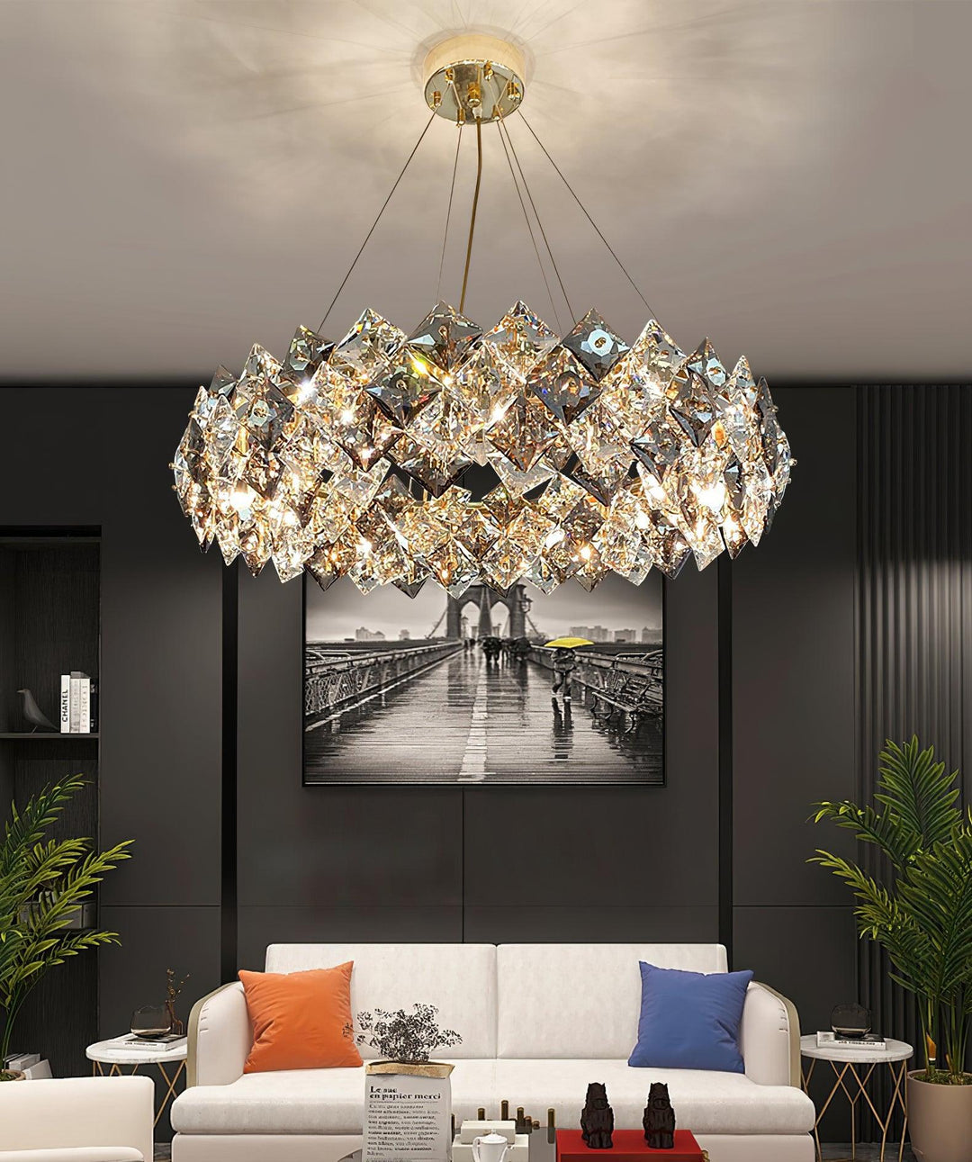 Radiant Diamond Crystal Chandelier 7