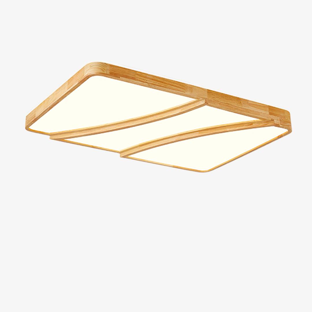 Rectangular Log Ceiling Lamp – Dekoorlight