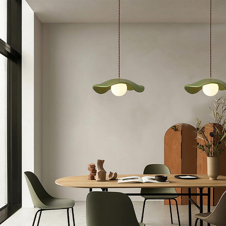 Resin Hats Pendant Light in dining room