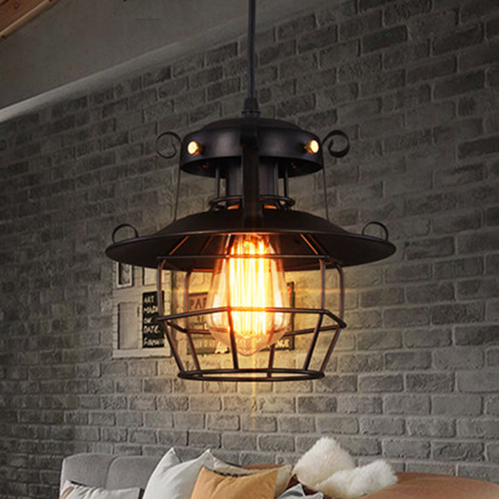 Retro Birdcage Pendant Light