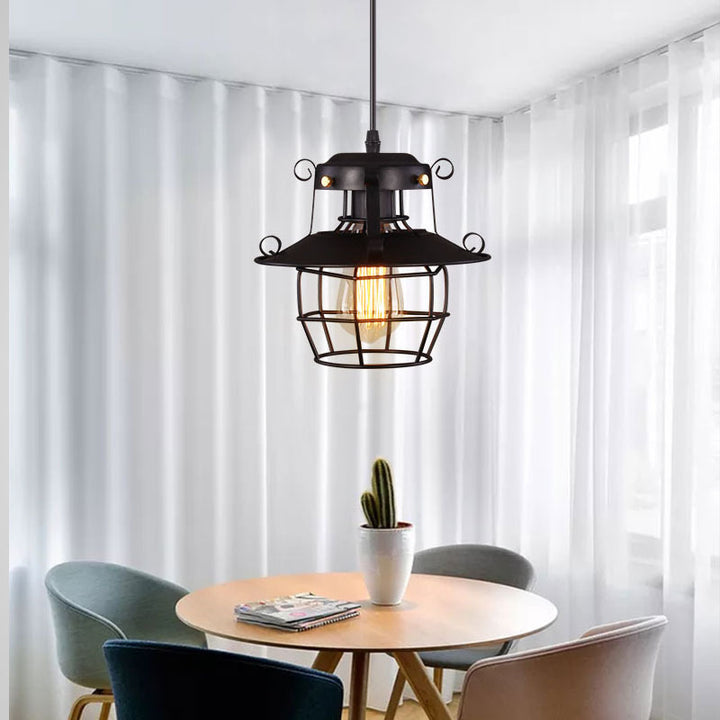 Retro Birdcage Pendant Light