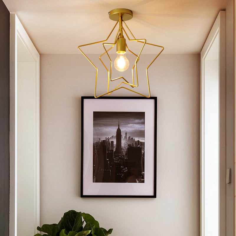 Retro_Pentagram_Ceiling_Light_3