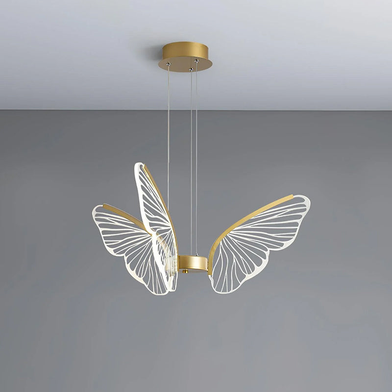 Ribbed Butterfly Chandelier 1