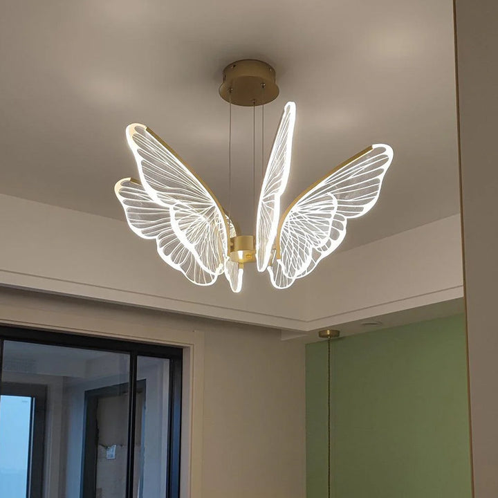 Ribbed Butterfly Chandelier 10