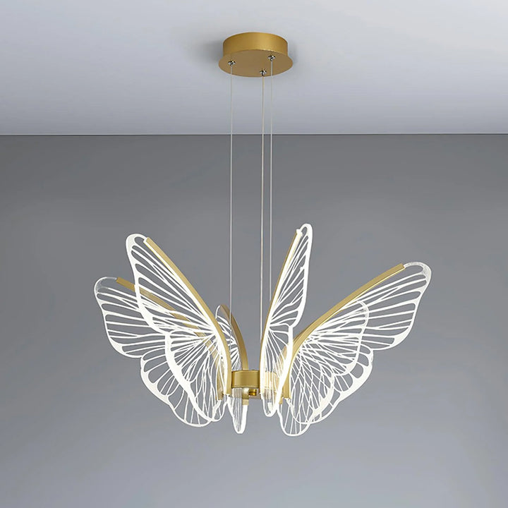 Ribbed Butterfly Chandelier 2