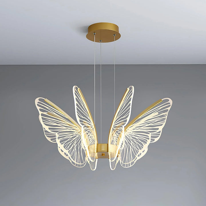 Ribbed Butterfly Chandelier 3