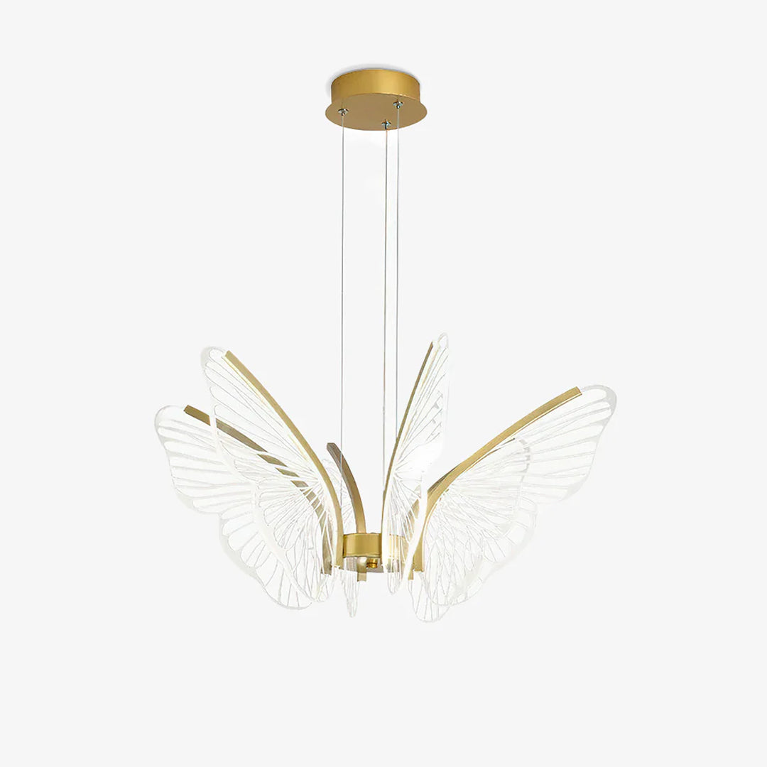 Ribbed Butterfly Chandelier 4