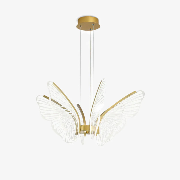 Ribbed Butterfly Chandelier 4