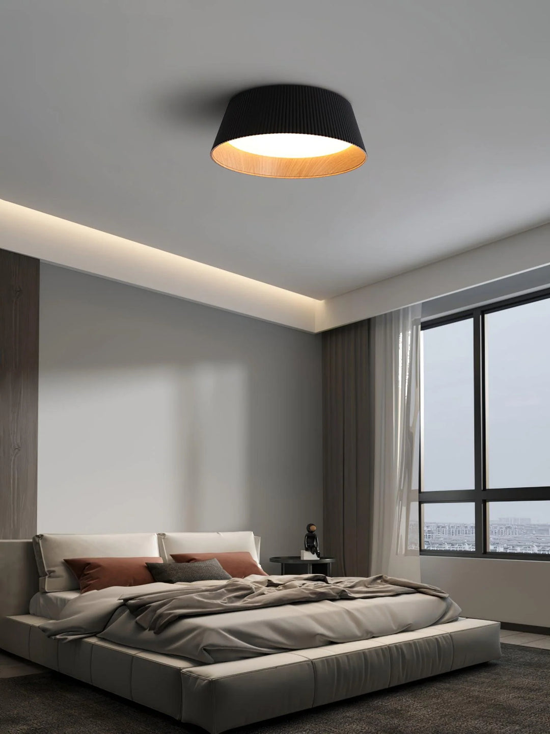 Ribbed Ceiling Light 10