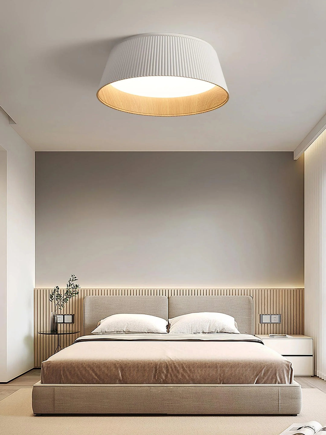 Ribbed Ceiling Light 12