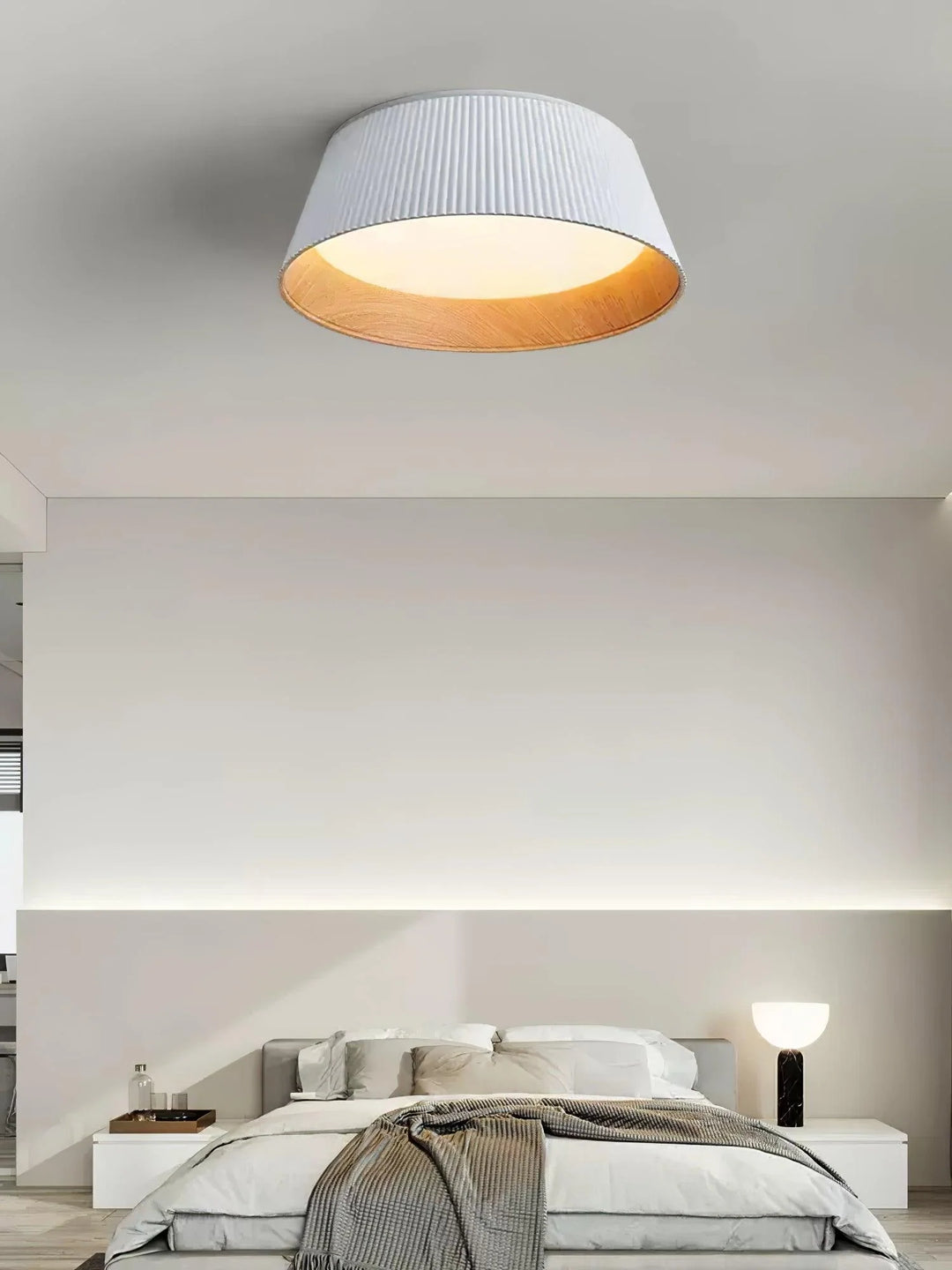 Ribbed Ceiling Light 13