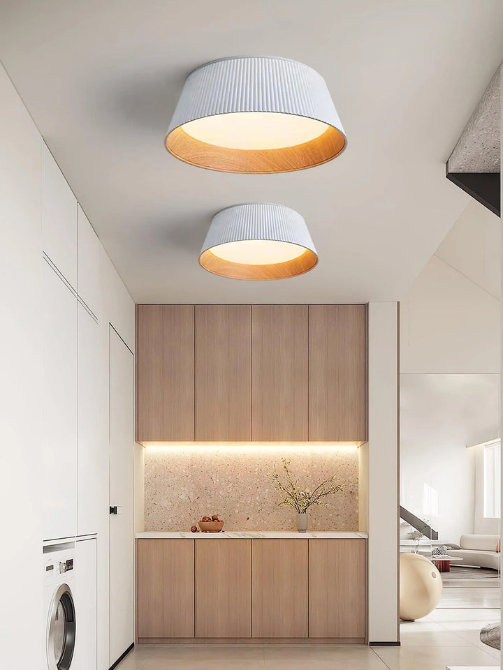 Ribbed Ceiling Light 14