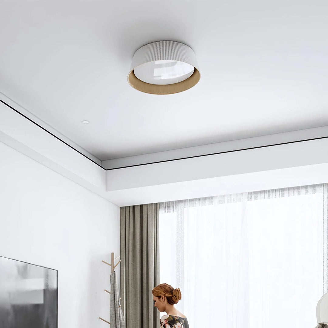 Ribbed Ceiling Light 2
