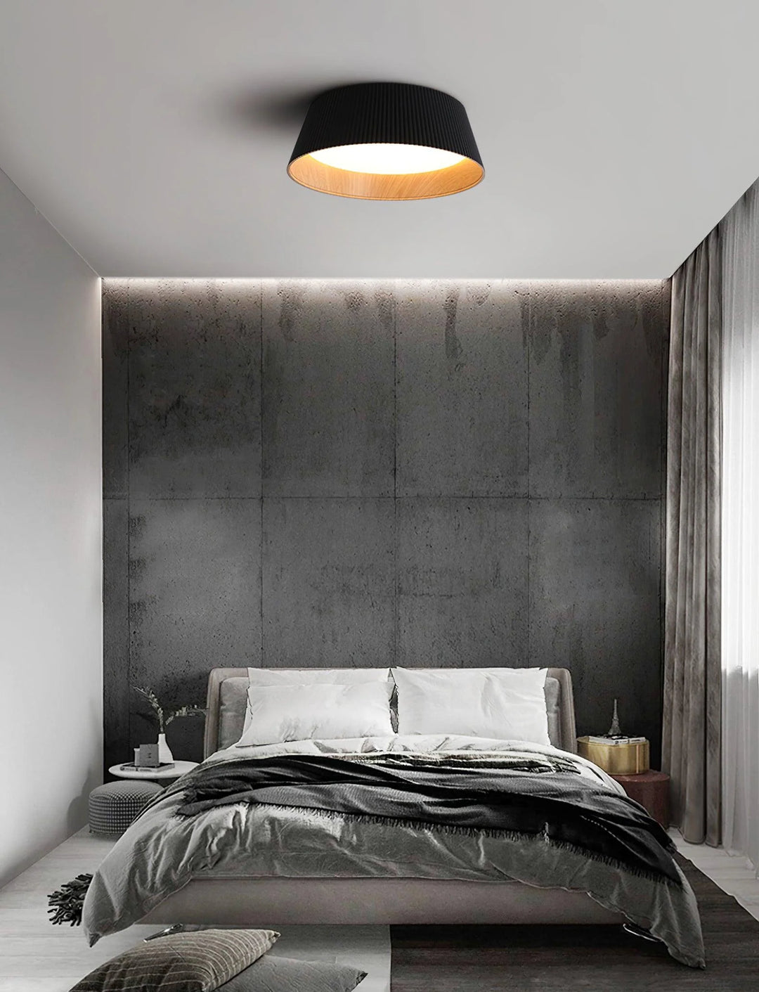 Ribbed Ceiling Light 7