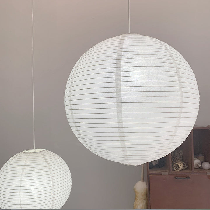 Rice Paper Pendant Light 45A 5