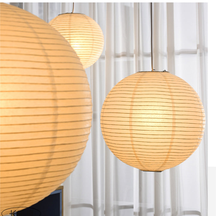 Rice Paper Pendant Light 45A 7