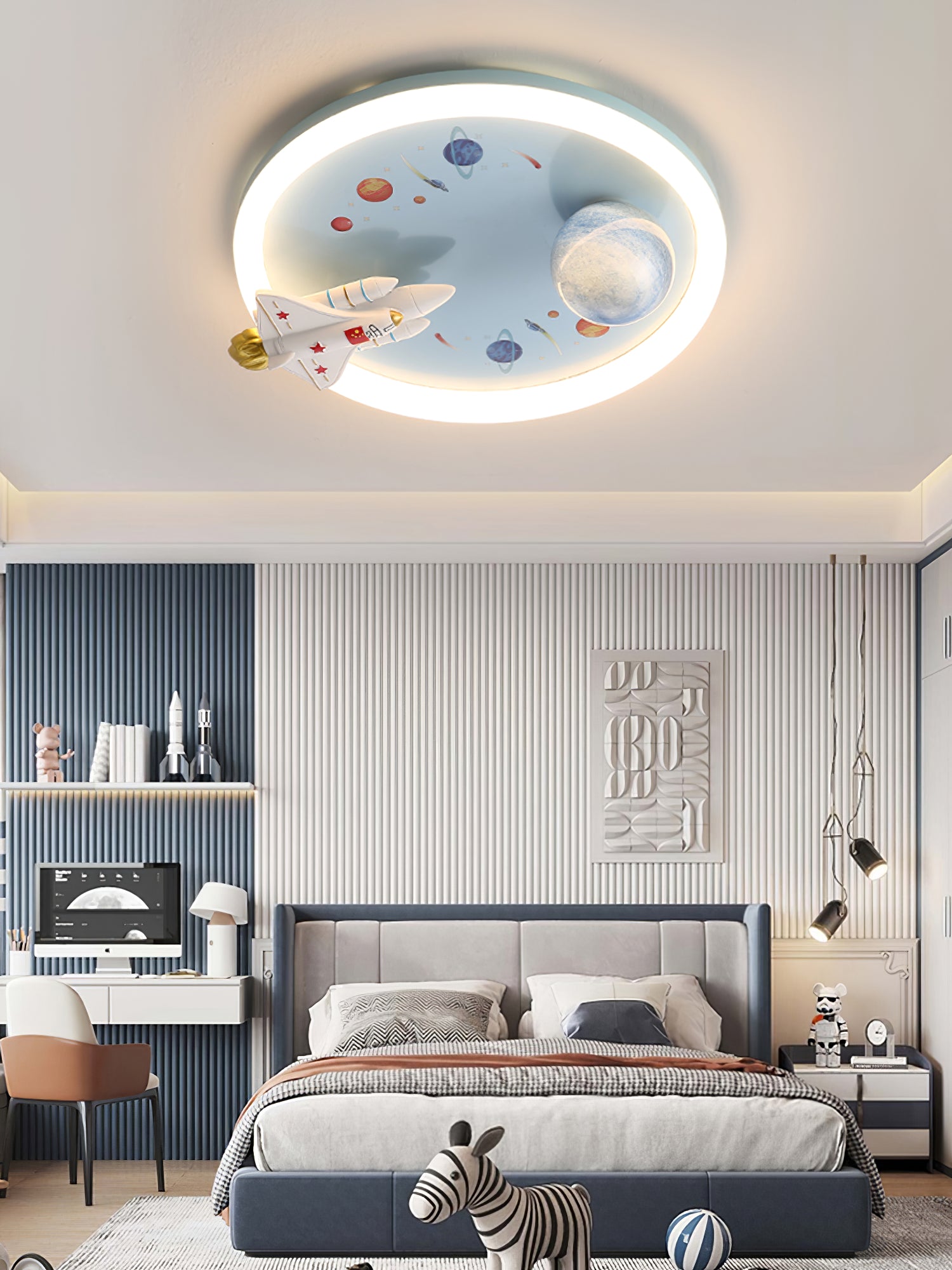 Rocket Planet Ceiling Lamp – Dekoorlight
