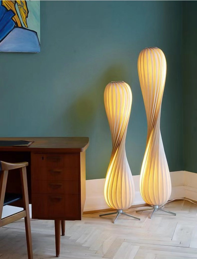 Rolled Edge Floor Lamp 12