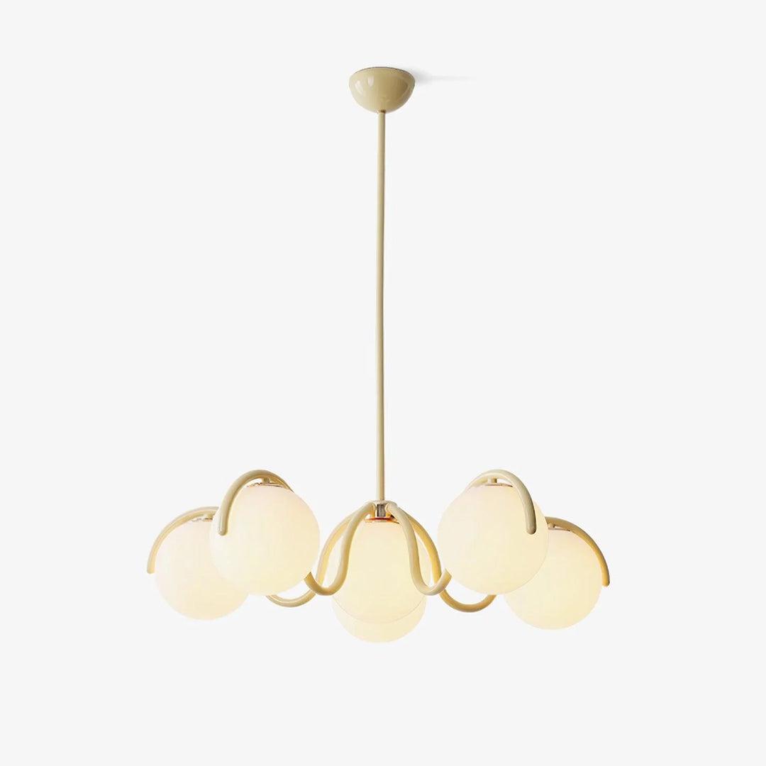 Round Ball Curve Chandelier 2