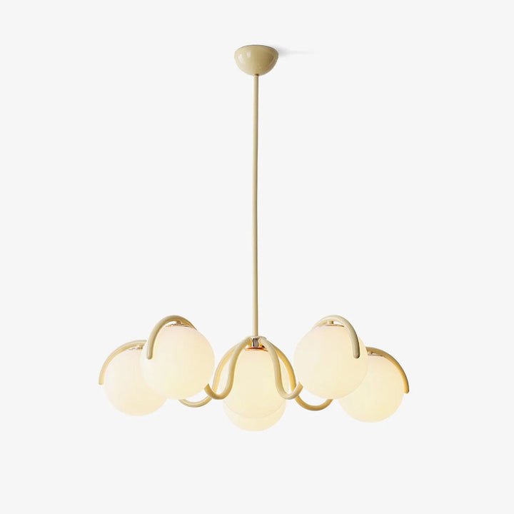 Round Ball Curve Chandelier 2