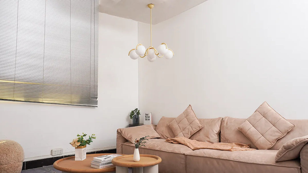 Round Ball Curve Chandelier New 1