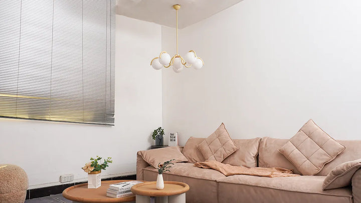 Round Ball Curve Chandelier New 1
