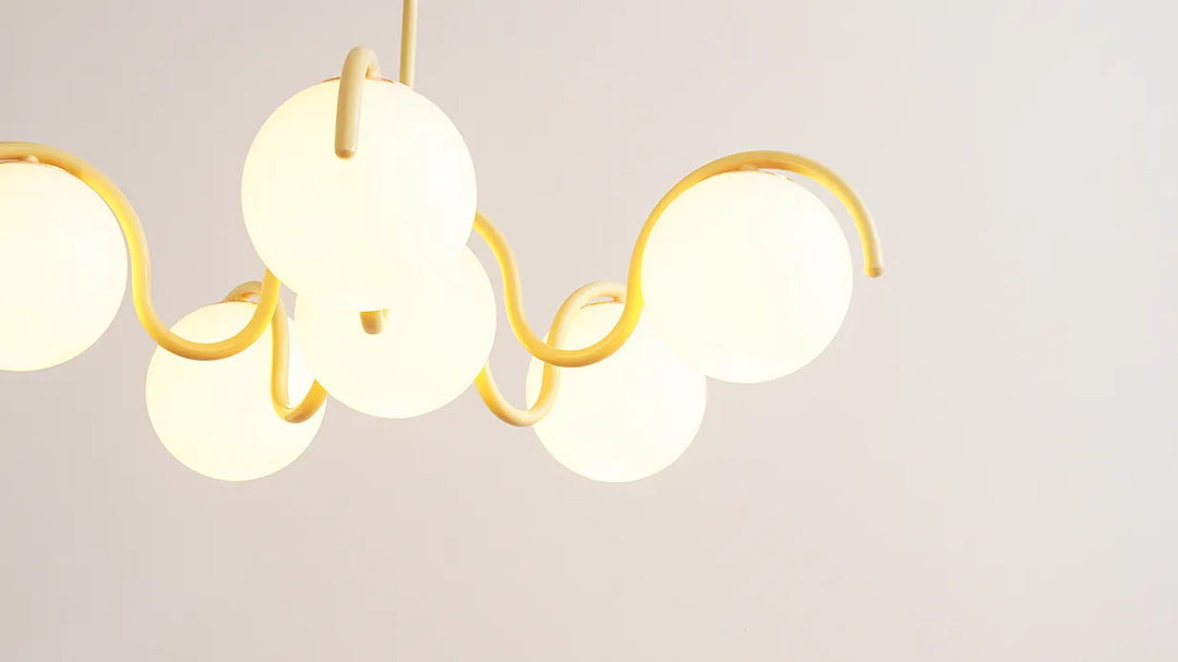 Round Ball Curve Chandelier New 11