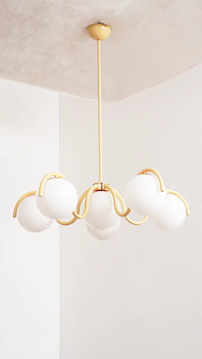 Round Ball Curve Chandelier New 14