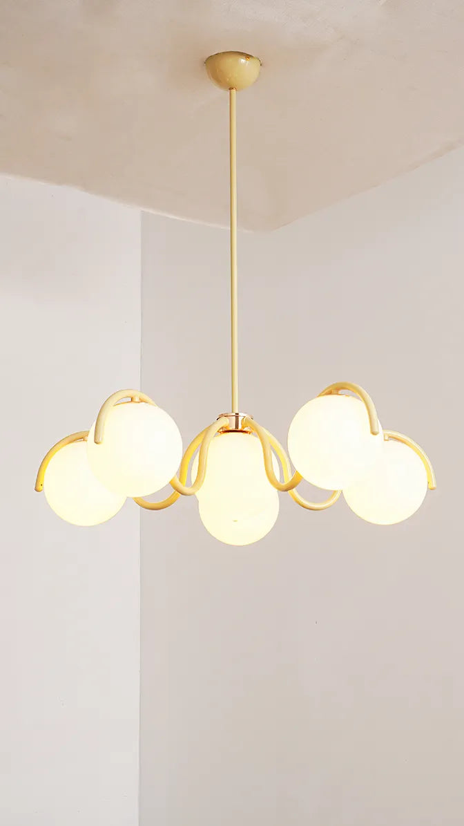 Round Ball Curve Chandelier New 15