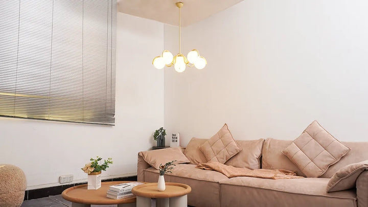 Round Ball Curve Chandelier New 2