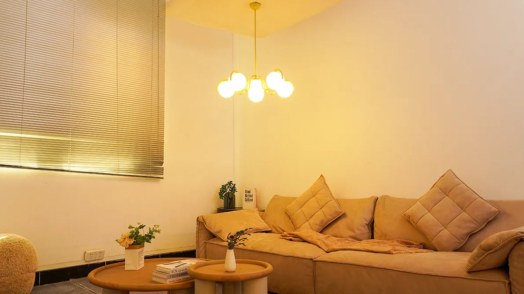 Round Ball Curve Chandelier New 3