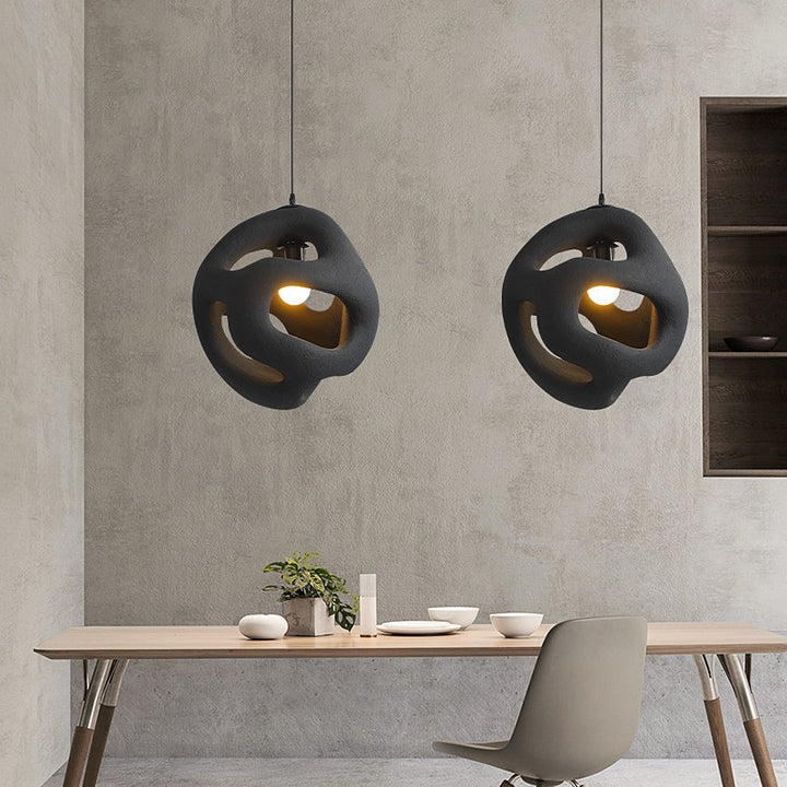 Ronde holle hanglamp