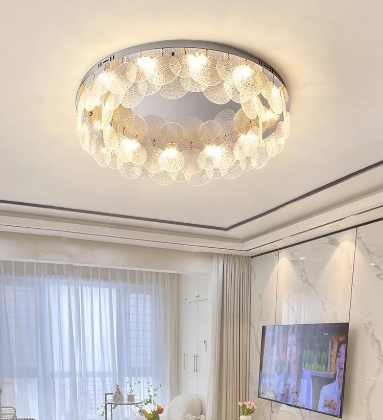 Ceiling Shell Round Shell Ceiling Light – Dekoorlight