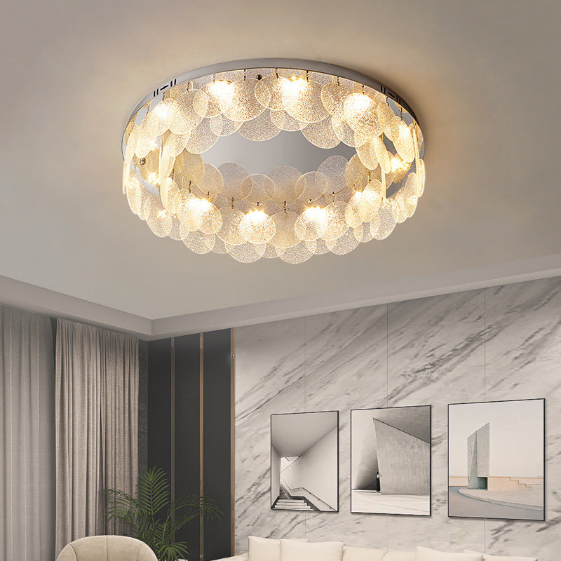Ceiling Shell Round Shell Ceiling Light – Dekoorlight