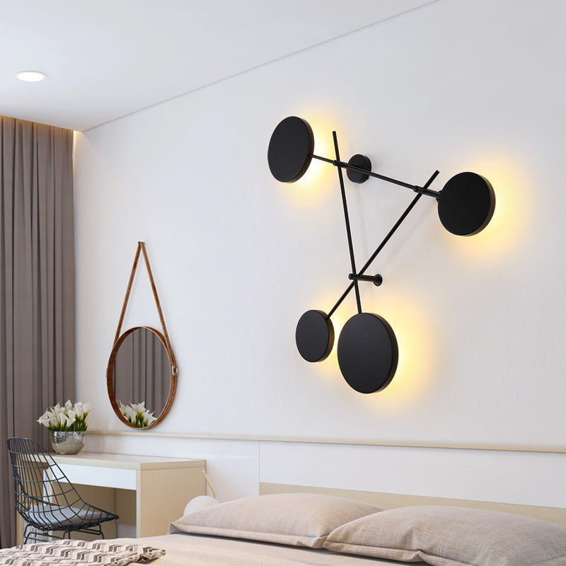 Round Triangular Wall Light 2