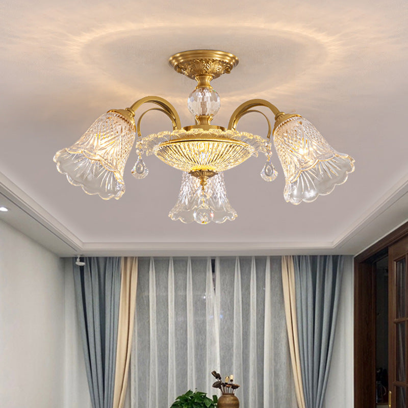 Cealing Ruffle Icon Ruffled Bell Ceiling Lamp – Dekoorlight